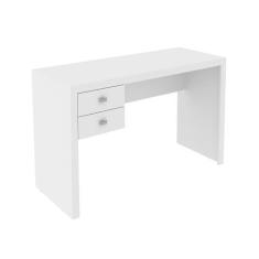 Imagem de Mesa com 2 Gavetas para Escritório Home Office ME4123 MDP Branco G69 - Gran Belo