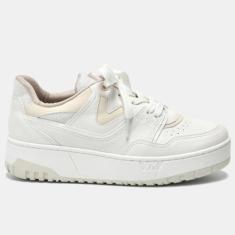 Imagem de Tênis Via Marte 042-018 Feminino Branco Marfim-Feminino