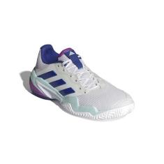 Imagem de adidas Barricade 13 Tênis masculino, Branco/azul lúcido, semiflash aqua, 39