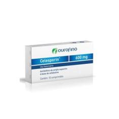 Imagem de Antibiótico Ouro Fino Celesporin de 10 Comprimidos - 600 mg