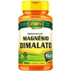 Imagem de Magnésio Dimalato - 60 Cápsulas 260mg - Unilife