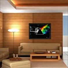 Imagem de Quadro Decorativo Bandas Pink Floyd Música Rock Dark Side Sala Presentes