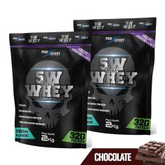 Imagem de Kit 2X Whey Protein 5w Dark Insane 2Kg - Pro Effect-Unissex