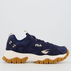 Imagem de Tênis Fila Ray Tracer TR Se Feminino Marinho e Bege-Feminino