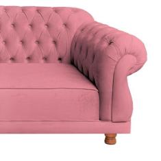 Imagem de Sofá Chesterfield Elisabeth 2M - Suede Rosa / Sala De Estar, Recepção,