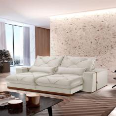 Imagem de Sofá Turim Linho 02 Módulos De 90cm B25cm Meu Sofá Online A302 Linho Branco