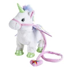 Imagem de Elétrica Caminhando Unicórnio Pelúcia Brinquedo Unicórnio Elétrico Plush Para