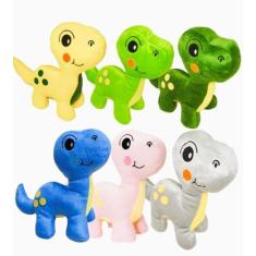 Imagem de Dinossauro De Pelúcia Brinquedo Antialérgico Presente Criança 27cm - D