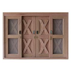 Imagem de Janela de Correr com Tela 6 Folhas Celeiro Madersilva Marrom