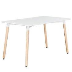Imagem de Mesa De Jantar Retangular Eiffel Charles Eames F03 120x80 cm  - Lyam Decor