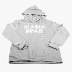 mama bear nike moletom com capuz