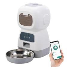 Imagem de Comedouro Alimentador Automático Cães Gatos Pet Auto Wi-Fi - Rohs