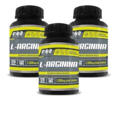 Imagem de 3x L-Arginina 500 Mg 120 Caps Flora Nativa