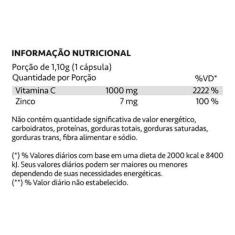 Imagem de Ascorvit C 1000Mg Vitamina C E Zinco 60 Cápsulas Maxinutri