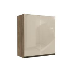 Imagem de Armario De Cozinha Modulado Maxxi G765 2 Portas C Vidro Nogal Kappesberg