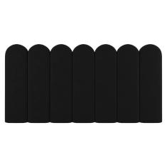 Imagem de Painel Cabeceira Cama Box Solteiro Lana 100cm Suede Preto - Abmaza