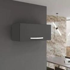 Imagem de Armário Aereo De Cozinha 60cm 1 Porta Cor Cinza - Ajl