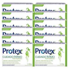 Imagem de Kit Sabonete Íntimo Barra Protex Fresh Equilibrium 85g com 12 unidades