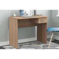 Imagem de Mesa de Computador Arapei 1 Gaveta Castanho - Politorno