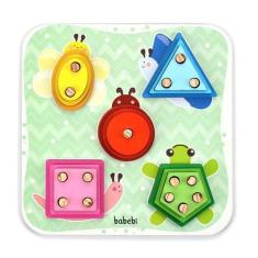 Imagem de Torre De Encaixe Cores E Formas Brinquedo Educativo - Babebi