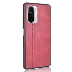 Imagem de Capa adequada para Xiaomi Redmi K40 capa de celular estilo couro escudo robusto 360° protege seu telefone capa de cor retrô para Xiaomi Redmi K40