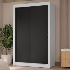 Imagem de Guarda-Roupa Solteiro 2 Portas De Correr 4 Gavetas Vivare Plus Madesa