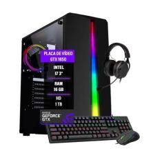 Imagem de Computador Pc Gamer I7 Hd1tb Gtx1650 Ssd120 16Gb - Thargon Technology