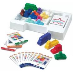Imagem de Jogo de Raciocínio Lógico Infantil Tabuleiro Peças Carrinhos - Big Sta