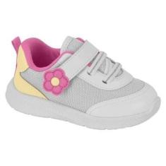 Imagem de Tênis Infantil Menina Molekinha Baby Velcro - 2723.119-Feminino