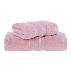 Imagem de Jogo de Toalhas Buddemeyer Algodão Egípcio Gigante Rosa 2 peças
