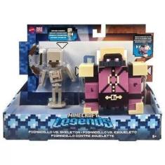 Imagem de Boneco minecraft figura pacote com 2 fidget 3.25``