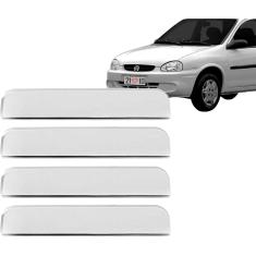 Imagem de Kit Aplique Cromado Da MaÇAneta Corsa Classic 4p 02 A 16