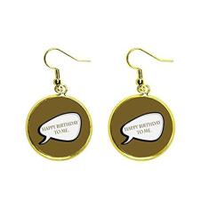 Imagem de Brinco feminino com pingente dourado para conversa no dia a dia