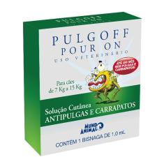 Imagem de Pulgoff Pour On Antipulgas E Carrapatos Cães De 7 A 15 Kg