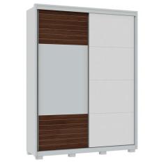 Imagem de Guarda Roupa Casal Confort 2 Portas 3 Gavetas Branco Caemmun