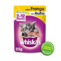 Imagem de Sache Whiskas Filhotes Frango Ao Molho 85G