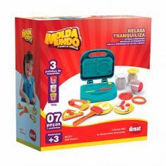 Imagem de Molda Mundo Massinha de Modelar Grill 7 pçs MK377 - Dismat