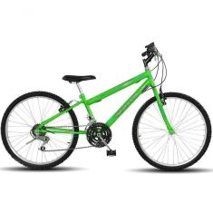 Imagem de Bicicleta Aro 24 South 18 Marchas Freio V-brake - Verde Verde