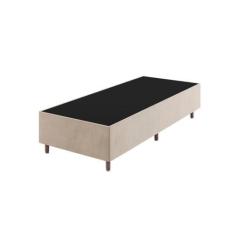 Imagem de Base Box Solteiro 25cm X 1,88M X 0,88cm Treviso Liso Creme - Viero