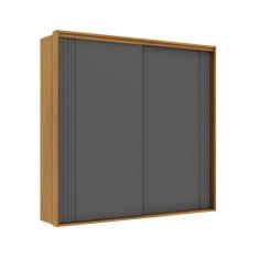 Imagem de Guarda-Roupa Casal Imperium 100% MDF 2 PT 6 GV Freijó e Titânio