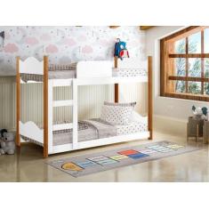 Imagem de Beliche Infantil Encanto De Mdf Com Pés De Madeira - Lv - LV MÓVEIS
