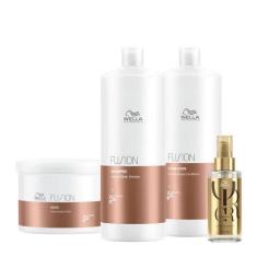 Imagem de Kit Wella Professionals Fusion Reflections Salon Total Oil (4 produtos