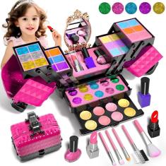 Imagem de Kit de maquiagem Ci Vetch Kids Girl 52 unidades lavável e não tóxico