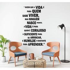 Imagem de Adesivo de Parede Frase mod30 Motivacional tamanho 50cmx90cm