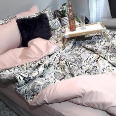 Imagem de Jogo De Cama Solteiro 7 Peças Paris Rose Com Almofada Pelos - Casa Da