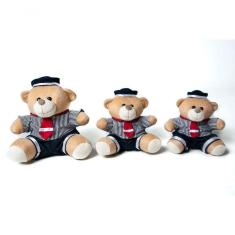 Imagem de Urso Pelúcia Marinheiro Listrado 3 Un