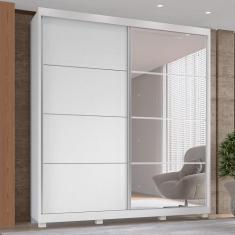 Imagem de Guarda-Roupas Rio 100% Mdf Tuboarte 2 Portas De Correr 3 Gavetas C/ Ki