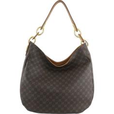 Imagem de Bolsa grande em couro monograma Luz da Lua