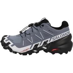 Imagem de Salomon Tênis feminino Speedcross 6 GTX, Pedra de sílex/preto/mesclado, 35