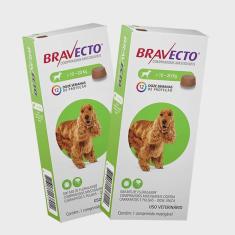 Imagem de Combo 2 Unidades Antipulgas Bravecto Cães 10 A 20kg Bravecto